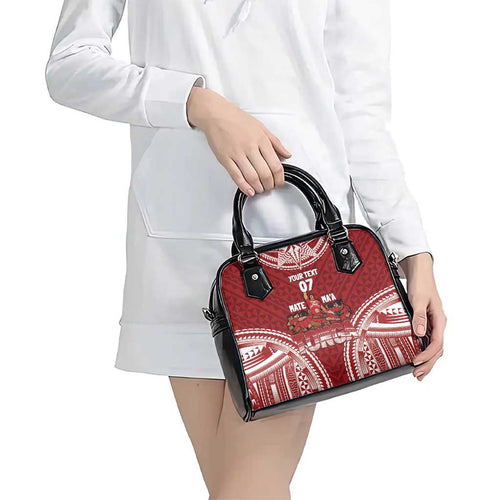 Personalized Mate Maa Tonga Rugby Shoulder Handbag Ofa Atu Tonga