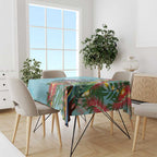 Blue Budgies on Callistemon Tablecloth Merry Christmas Aussie - Aussie Hoodie