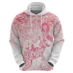Australia Personalized Hoodie Breast Cancer Pink Ribbon - Marble Roses