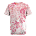 Australia Personalized Rugby Jersey Breast Cancer Pink Ribbon - Marble Roses