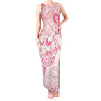 Australia Personalized Tank Maxi Dress Breast Cancer Pink Ribbon - Marble Roses