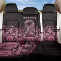 Australia Indigenous Personalized Back Car Seat Cover Aboriginal Pink Ribbon Art