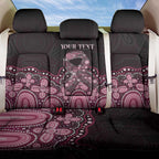 Australia Indigenous Personalized Back Car Seat Cover Aboriginal Pink Ribbon Art