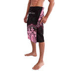 Australia Indigenous Personalized Lavalava Aboriginal Pink Ribbon Art