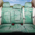 Aotearoa Maori Koru Curves Back Car Seat Cover Silver Ferns - Mint