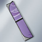 Aotearoa Maori Koru Curves Auto Sun Shade Silver Ferns - Amethyst