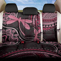 Australia Indigenous Mix Polynesian Back Car Seat Cover Pink Ribbon and Dragonflies - Aussie Hoodie