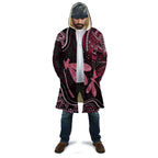Australia Indigenous Mix Polynesian Cloak Pink Ribbon and Dragonflies - Aussie Hoodie