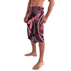 Australia Indigenous Mix Polynesian Lavalava Pink Ribbon and Dragonflies - Aussie Hoodie