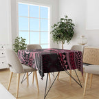 Australia Indigenous Mix Polynesian Tablecloth Pink Ribbon and Dragonflies - Aussie Hoodie