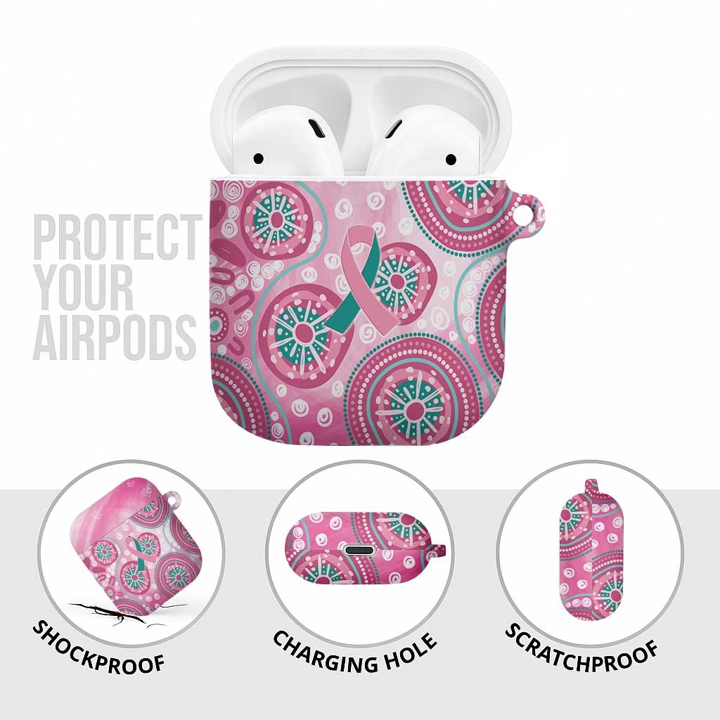 Hereditary Breast Cancer Awareness Australia Indigenous AirPods Case Previvor - Aussie Hoodie