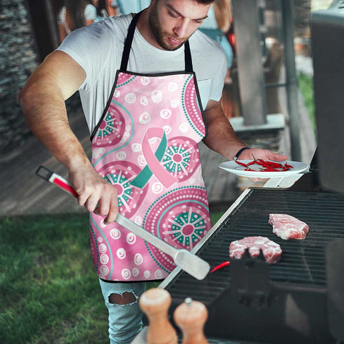 Hereditary Breast Cancer Awareness Australia Indigenous Apron Previvor - Aussie Hoodie