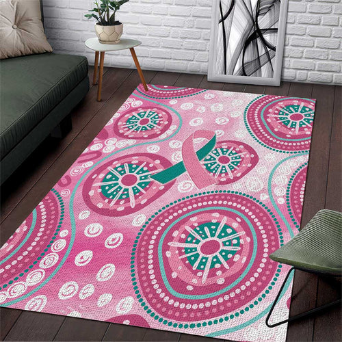 Hereditary Breast Cancer Awareness Australia Indigenous Area Rug Previvor - Aussie Hoodie