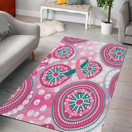 Hereditary Breast Cancer Awareness Australia Indigenous Area Rug Previvor - Aussie Hoodie