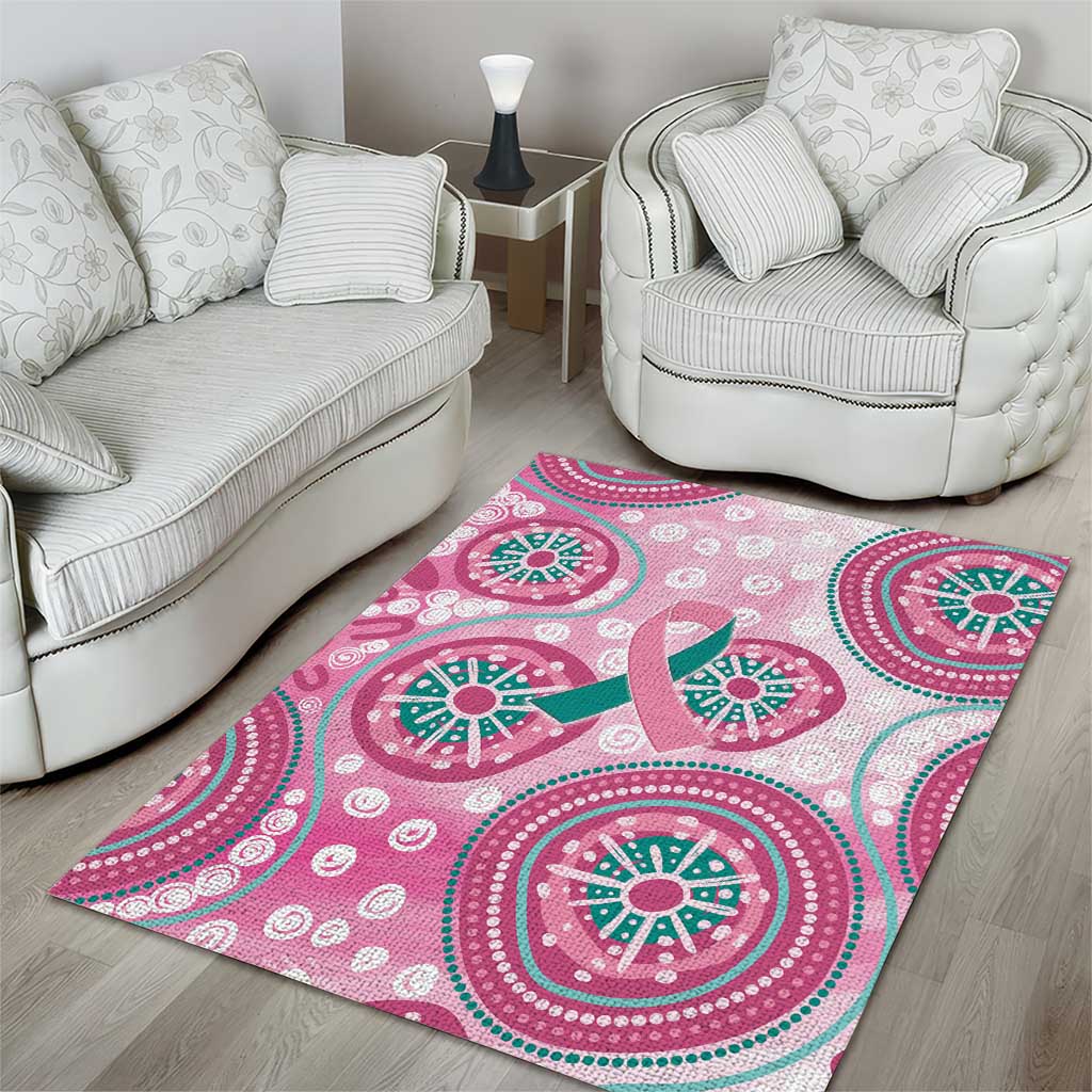 Hereditary Breast Cancer Awareness Australia Indigenous Area Rug Previvor - Aussie Hoodie