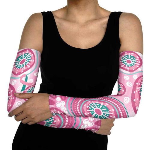 Hereditary Breast Cancer Awareness Australia Indigenous Arm Sleeves Previvor - Aussie Hoodie