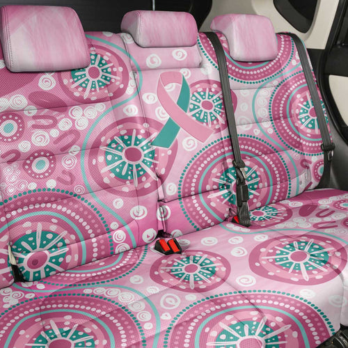 Hereditary Breast Cancer Awareness Australia Indigenous Back Car Seat Cover Previvor - Aussie Hoodie