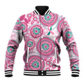 Hereditary Breast Cancer Awareness Australia Indigenous Baseball Jacket Previvor - Aussie Hoodie