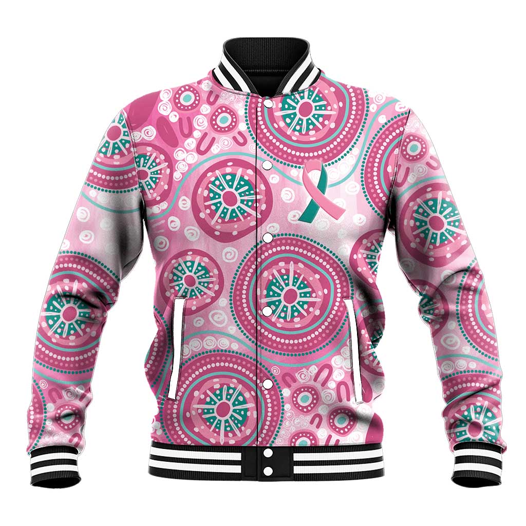 Hereditary Breast Cancer Awareness Australia Indigenous Baseball Jacket Previvor - Aussie Hoodie