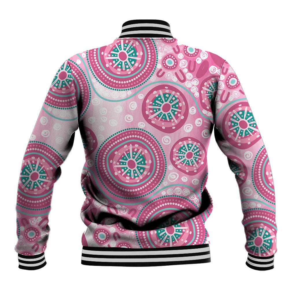 Hereditary Breast Cancer Awareness Australia Indigenous Baseball Jacket Previvor - Aussie Hoodie