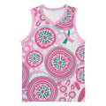 Hereditary Breast Cancer Awareness Australia Indigenous Basketball Jersey Previvor - Aussie Hoodie