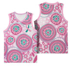 Hereditary Breast Cancer Awareness Australia Indigenous Basketball Jersey Previvor - Aussie Hoodie