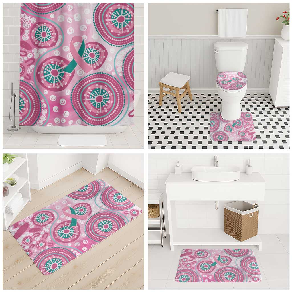 Hereditary Breast Cancer Awareness Australia Indigenous Bathroom Set Previvor - Aussie Hoodie