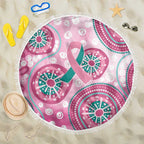 Hereditary Breast Cancer Awareness Australia Indigenous Beach Blanket Previvor - Aussie Hoodie