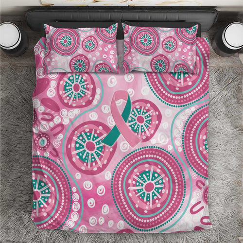 Hereditary Breast Cancer Awareness Australia Indigenous Bedding Set Previvor - Aussie Hoodie