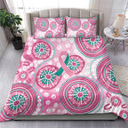 Hereditary Breast Cancer Awareness Australia Indigenous Bedding Set Previvor - Aussie Hoodie