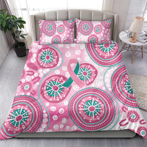 Hereditary Breast Cancer Awareness Australia Indigenous Bedding Set Previvor - Aussie Hoodie