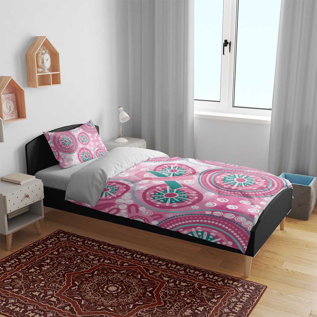 Hereditary Breast Cancer Awareness Australia Indigenous Bedding Set Previvor - Aussie Hoodie