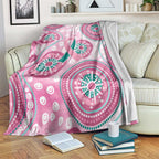 Hereditary Breast Cancer Awareness Australia Indigenous Blanket Previvor - Aussie Hoodie