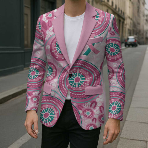 Hereditary Breast Cancer Awareness Australia Indigenous Blazer Previvor - Aussie Hoodie