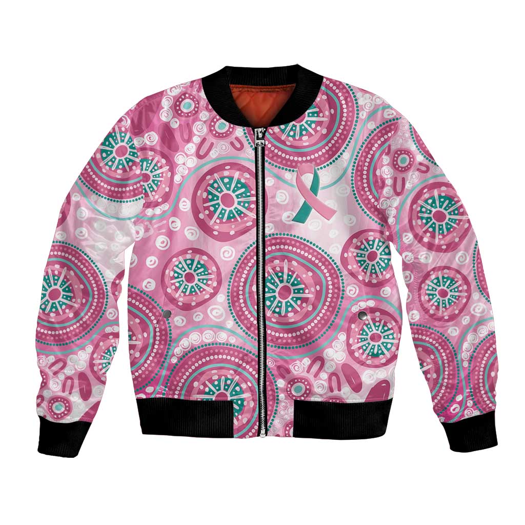 Hereditary Breast Cancer Awareness Australia Indigenous Bomber Jacket Previvor - Aussie Hoodie