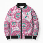 Hereditary Breast Cancer Awareness Australia Indigenous Bomber Puffer Jacket Previvor - Aussie Hoodie