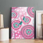 Hereditary Breast Cancer Awareness Australia Indigenous Canvas Wall Art Previvor - Aussie Hoodie