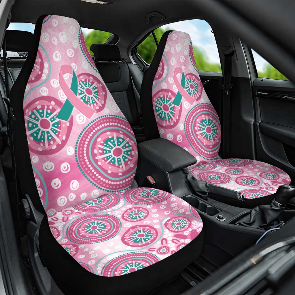 Hereditary Breast Cancer Awareness Australia Indigenous Car Seat Cover Previvor - Aussie Hoodie