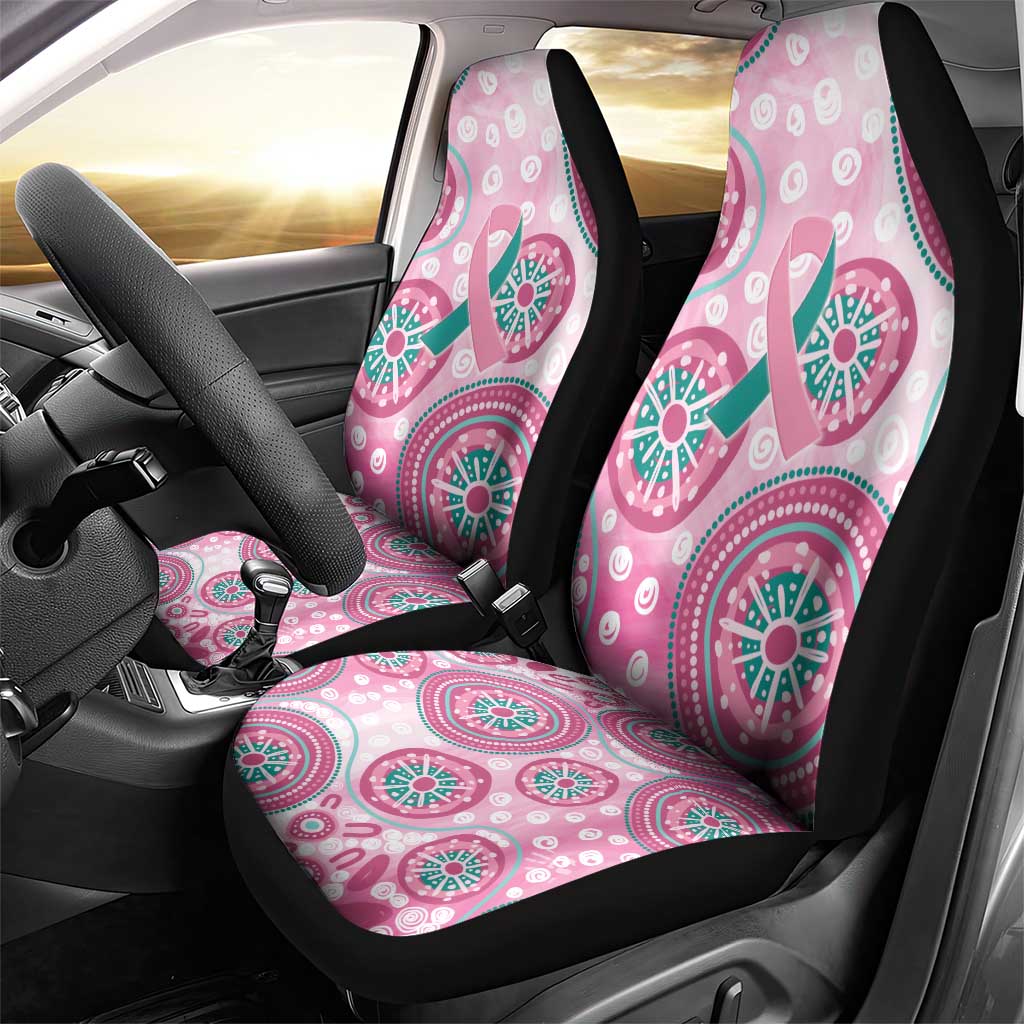 Hereditary Breast Cancer Awareness Australia Indigenous Car Seat Cover Previvor - Aussie Hoodie