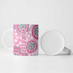 Personalized Hereditary Breast Cancer Awareness Australia Indigenous Ceramic Mug Previvor - Aussie Hoodie