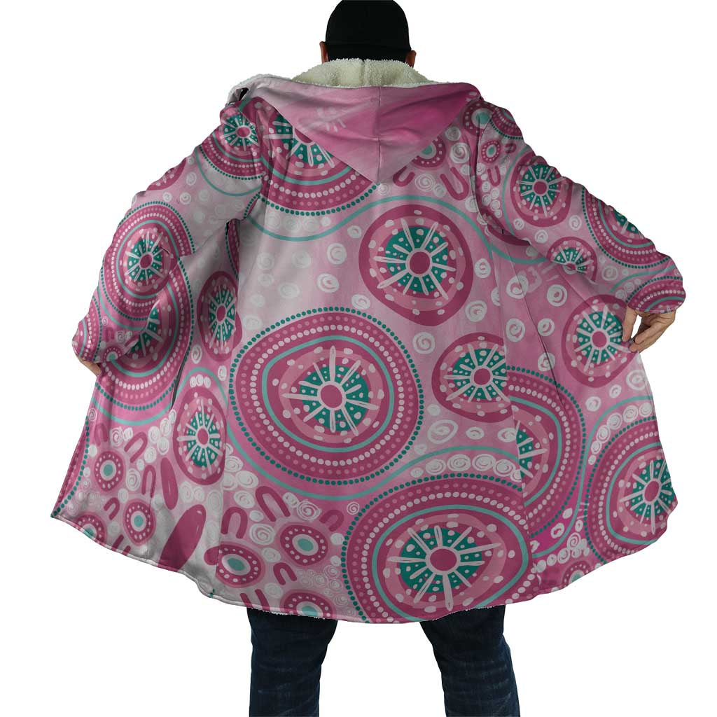 Hereditary Breast Cancer Awareness Australia Indigenous Cloak Previvor - Aussie Hoodie