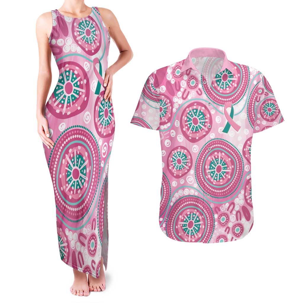 Hereditary Breast Cancer Awareness Australia Indigenous Couples Matching Tank Maxi Dress and Hawaiian Shirt Previvor - Aussie Hoodie