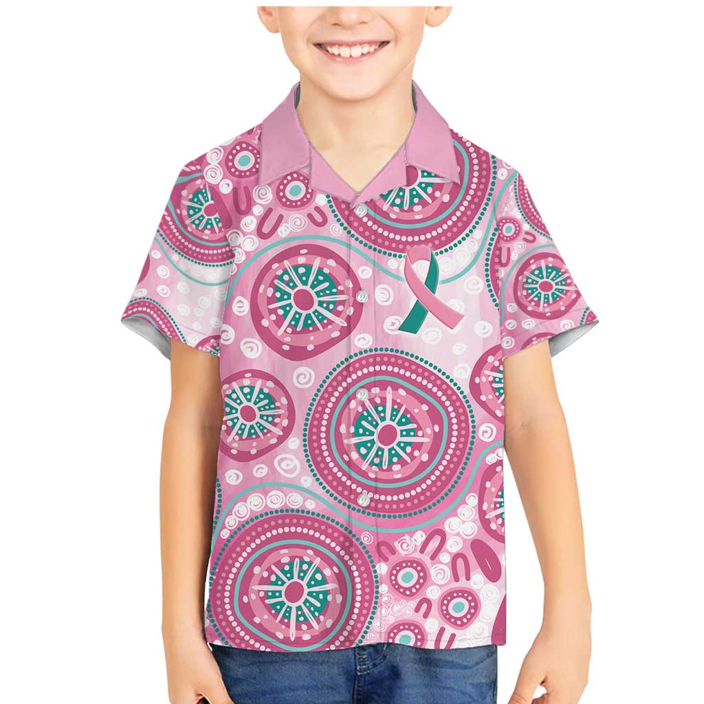 Hereditary Breast Cancer Awareness Australia Indigenous Family Matching Mermaid Dress and Hawaiian Shirt Previvor - Aussie Hoodie