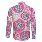 Hereditary Breast Cancer Awareness Australia Indigenous Family Matching Off Shoulder Maxi Dress and Hawaiian Shirt Previvor - Aussie Hoodie
