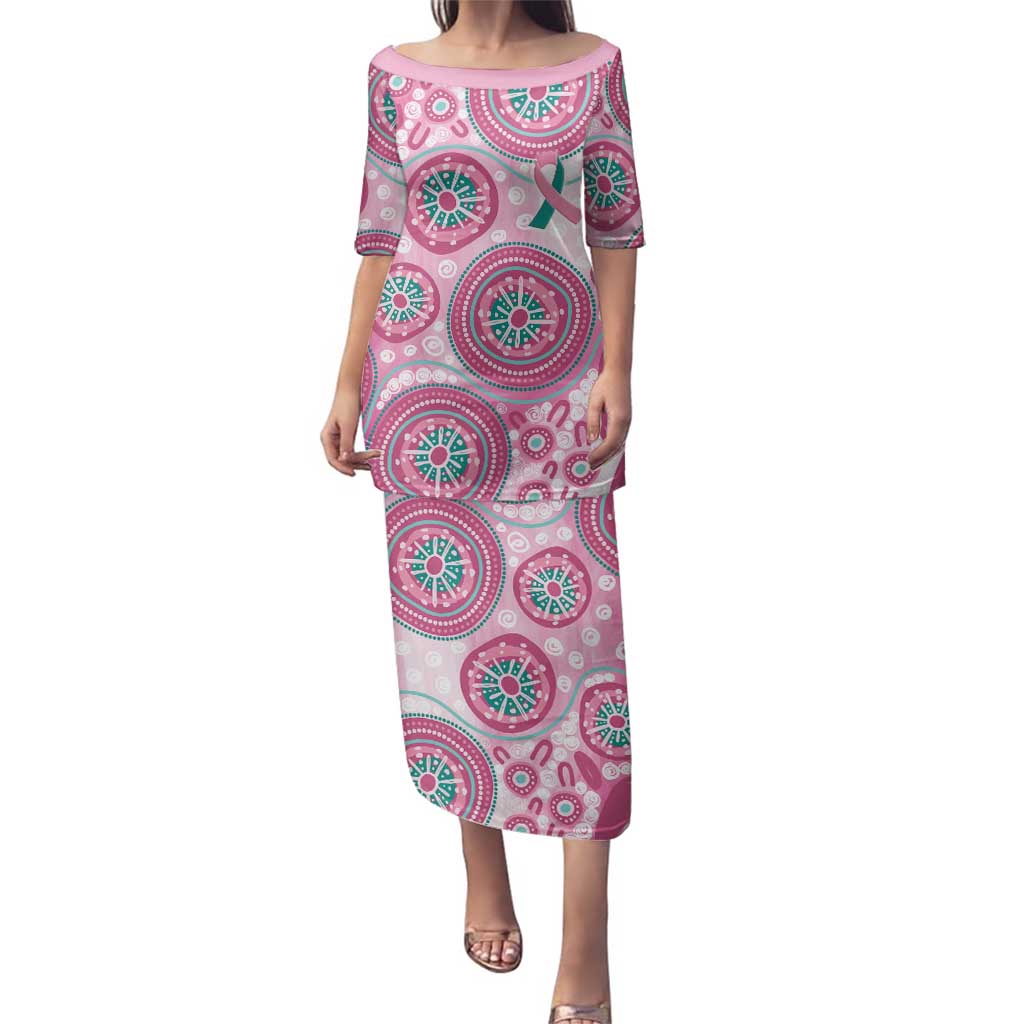 Hereditary Breast Cancer Awareness Australia Indigenous Family Matching Puletasi and Hawaiian Shirt Previvor - Aussie Hoodie