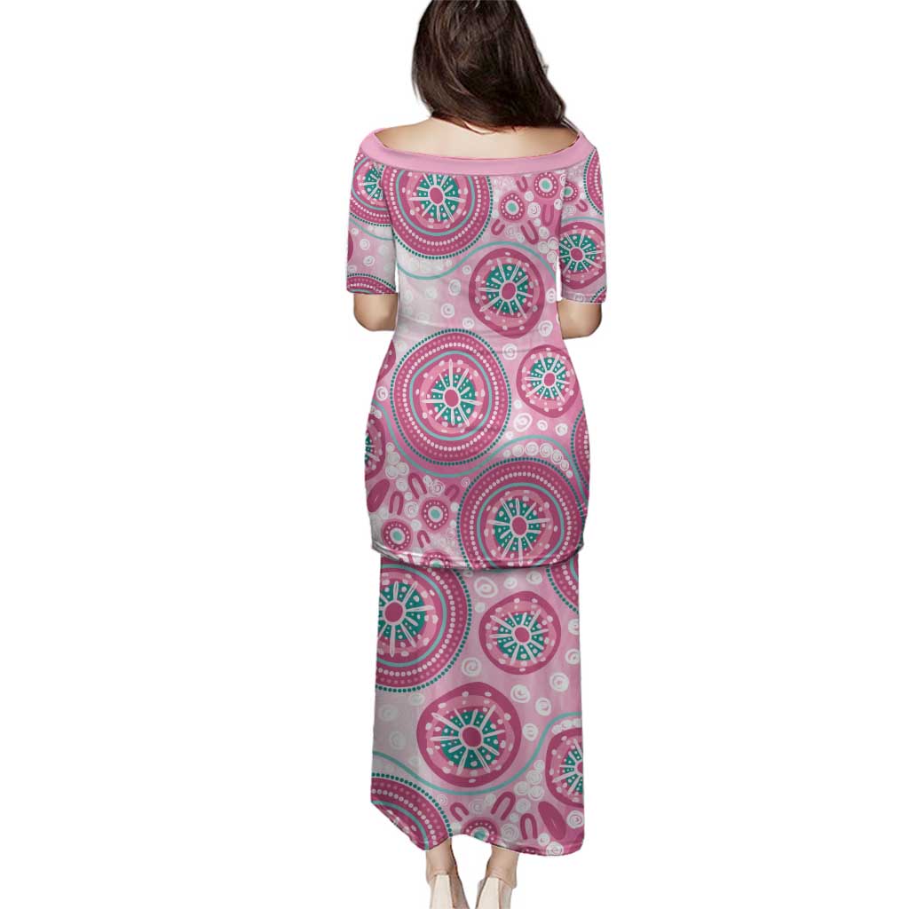 Hereditary Breast Cancer Awareness Australia Indigenous Family Matching Puletasi and Hawaiian Shirt Previvor - Aussie Hoodie