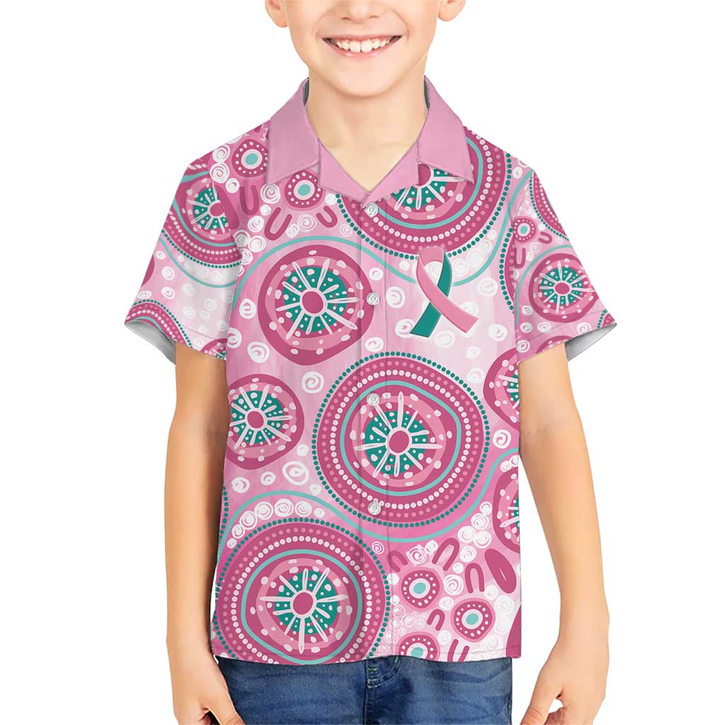 Hereditary Breast Cancer Awareness Australia Indigenous Family Matching Short Sleeve Bodycon Dress and Hawaiian Shirt Previvor - Aussie Hoodie