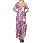 Hereditary Breast Cancer Awareness Australia Indigenous Family Matching Summer Maxi Dress and Hawaiian Shirt Previvor - Aussie Hoodie