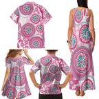 Hereditary Breast Cancer Awareness Australia Indigenous Family Matching Tank Maxi Dress and Hawaiian Shirt Previvor - Aussie Hoodie