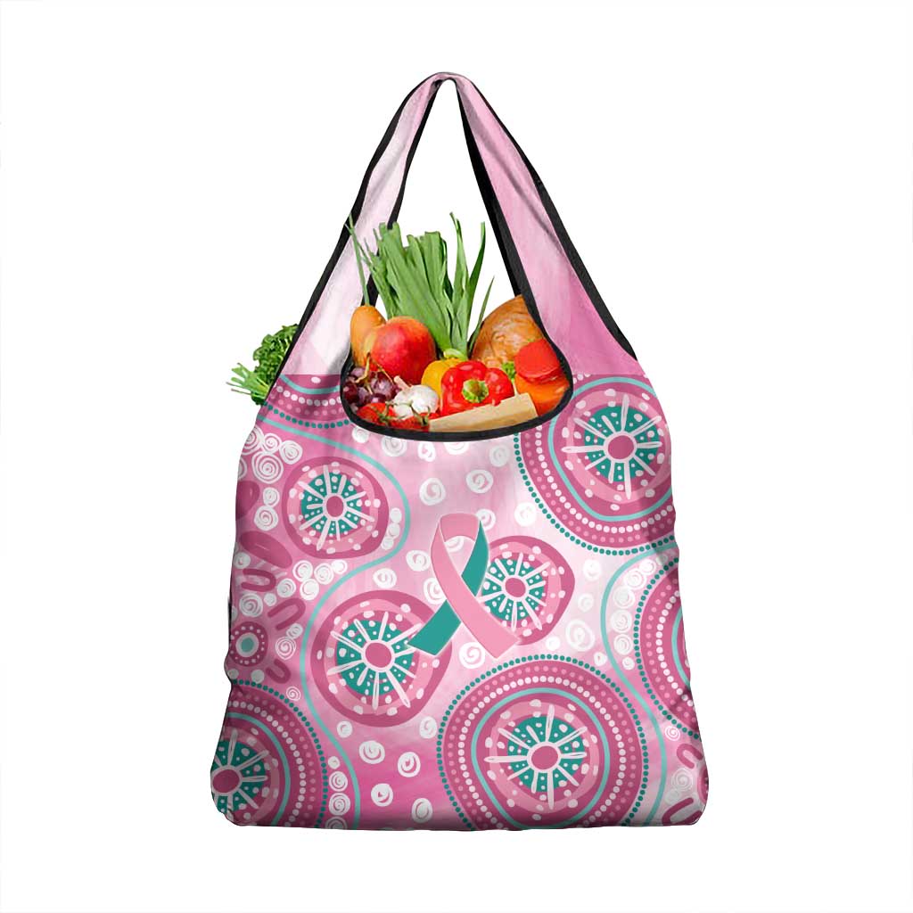 Hereditary Breast Cancer Awareness Australia Indigenous Grocery Bag Previvor - Aussie Hoodie